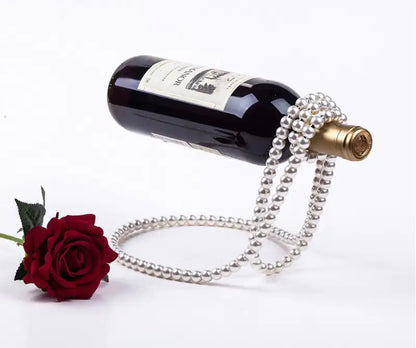 Pearl Necklace Wine Bottle Holder