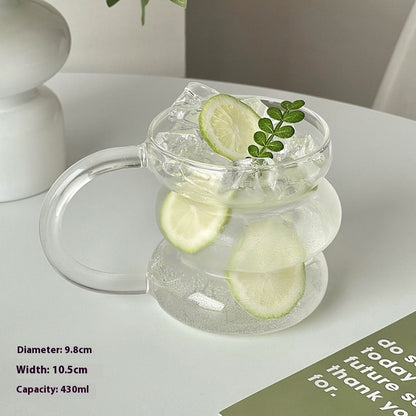 Borosilicate Glass Cup With Handle