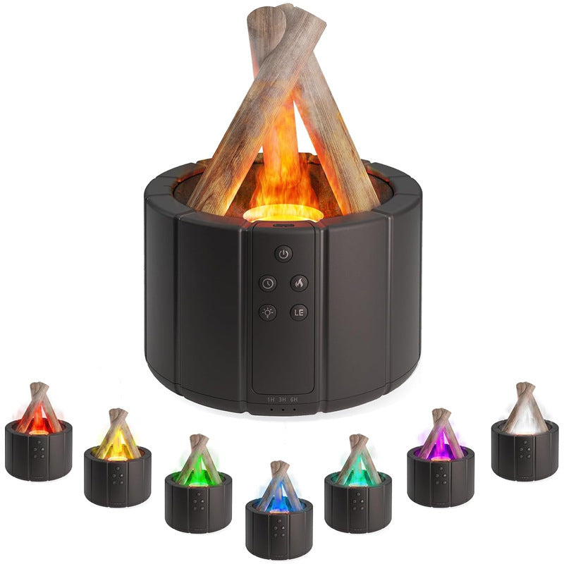 Simulated Flame Aromatherapy Humidifier