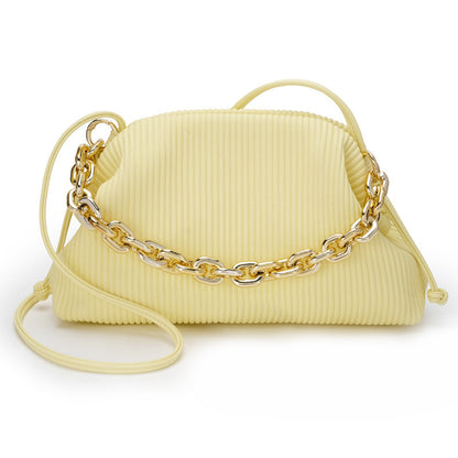 Chain Cloud Pleated Bag