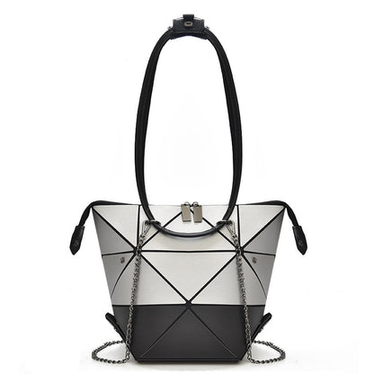 Geometric Diamond Laser Bag