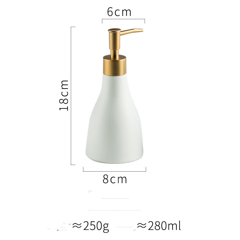 Ceramic Soap Dispenser Bottle