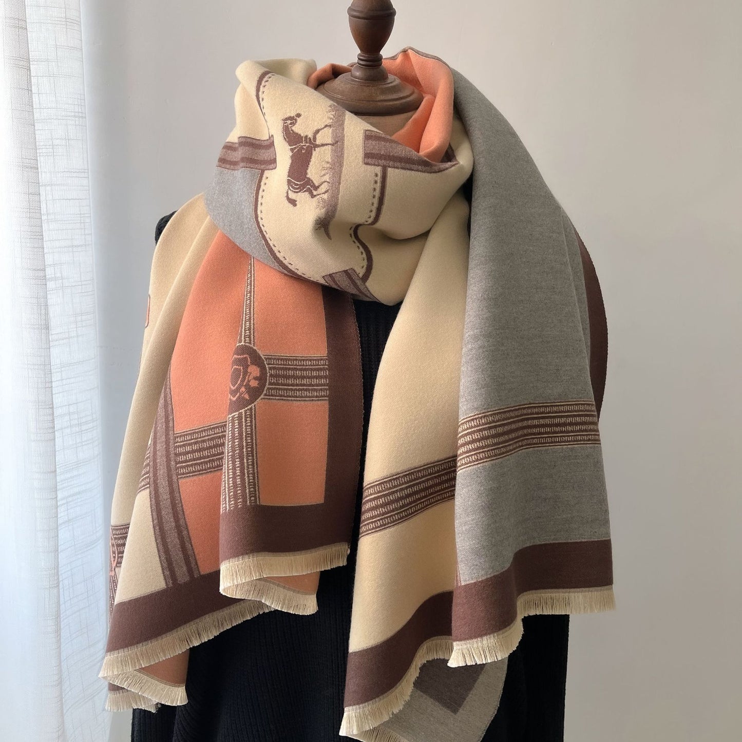 Horse Stride Elegant Scarf