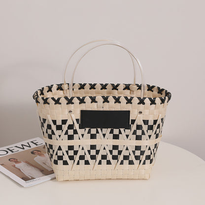 Trendy Basket Bag