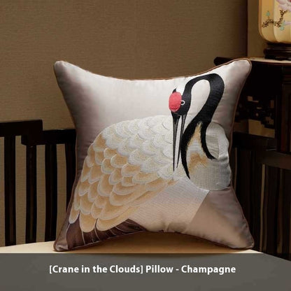 Plush Chinese Classic Embroidery Cushion