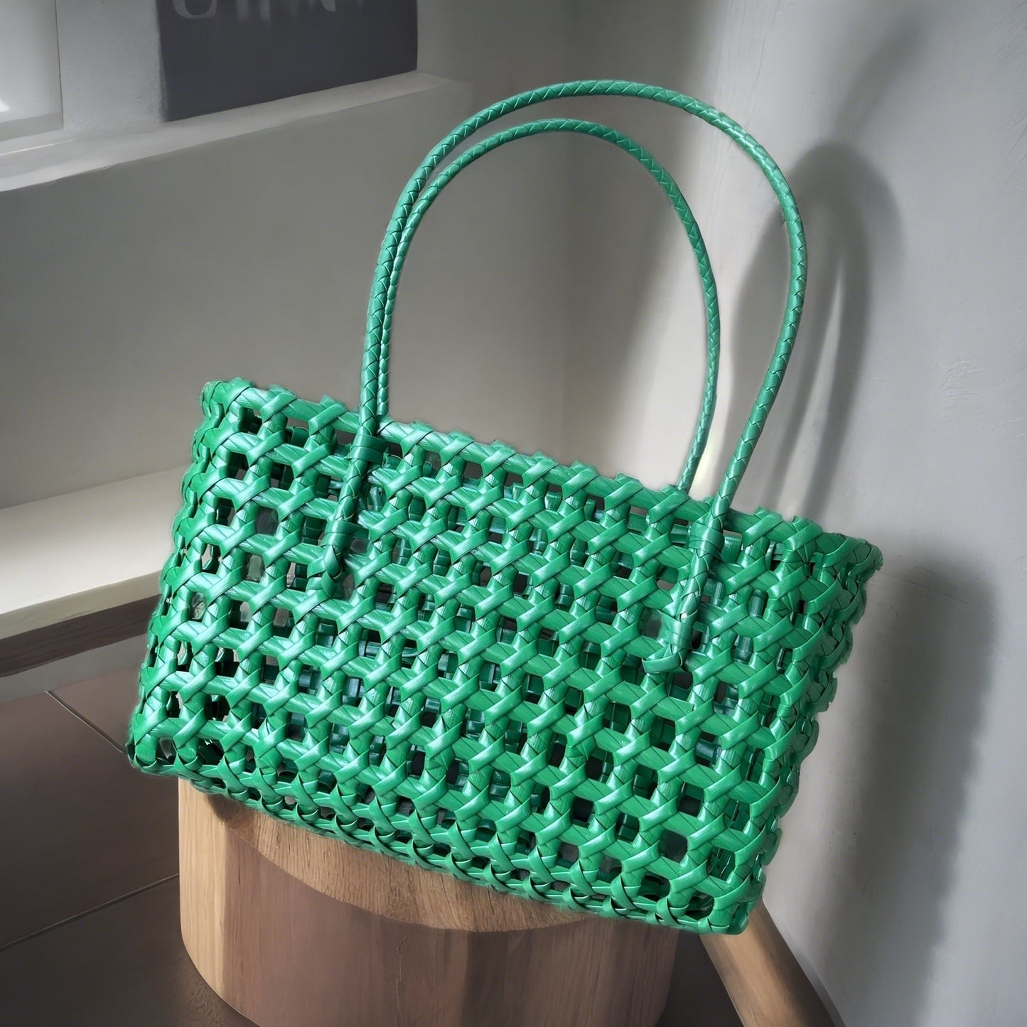 French Style Hollow Out Woven Bag