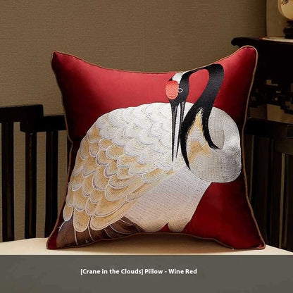 Plush Chinese Classic Embroidery Cushion