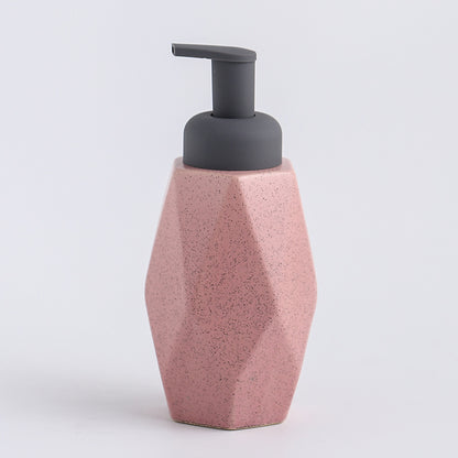 Ceramic Speckled Soap Dispenser Bottle