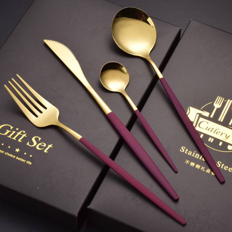 Four-piece Stainless Steel Cutlery Set