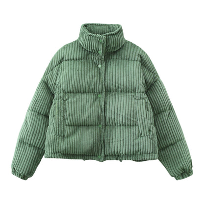 Corduroy Puffer Jacket