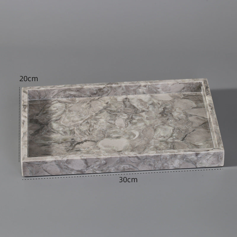 Marble Bathroom Dispenser Set