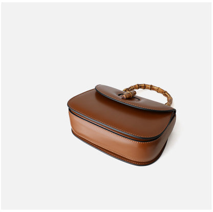 Retro Bamboo Saddle Bag