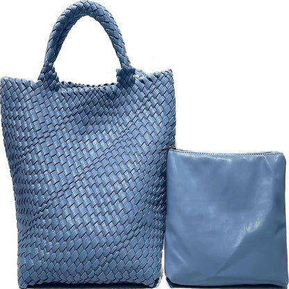 Woven Capacity Tote Bag