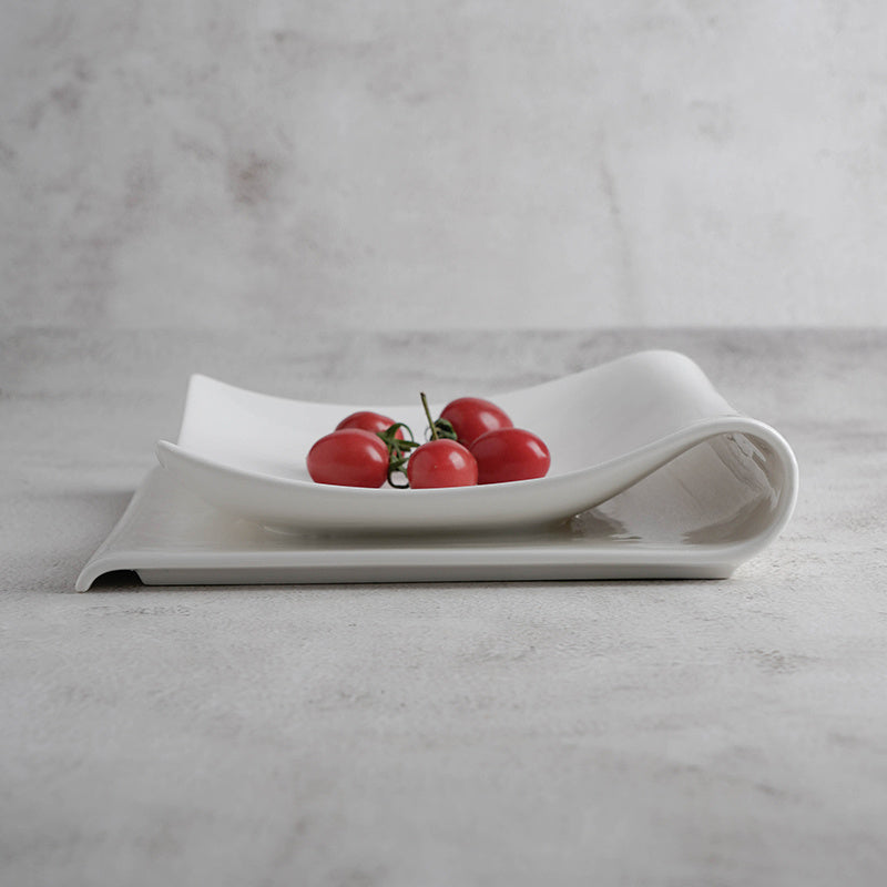 Square Folding Ceramic Plate