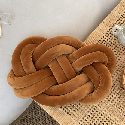 Plaited Plush Cushion