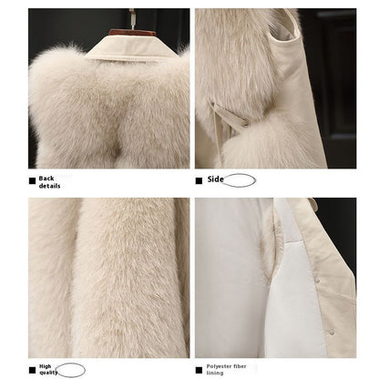 Fur Patchwork Elegant Gilet Jacket