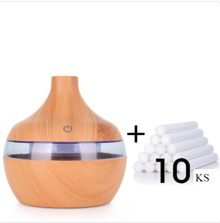 Wood Grain Aromatherapy USB Humidifier