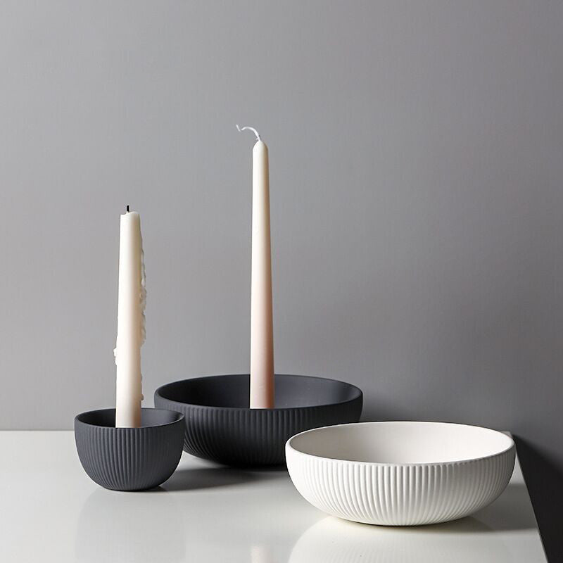 Ceramic Candle Tray Holder