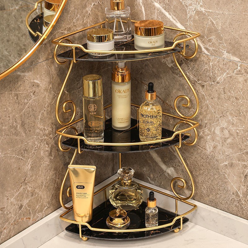 Luxury Triangle Bathroom Storage Shelf