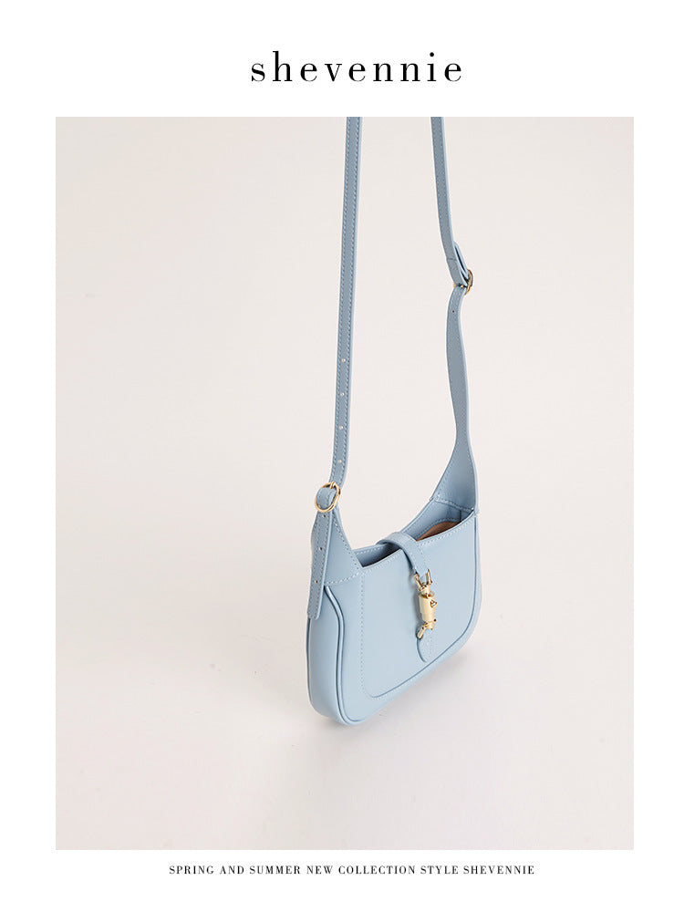 Oblique Milk Leather Handbag