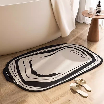 Abstract Haven Bathroom Absorbent Mat