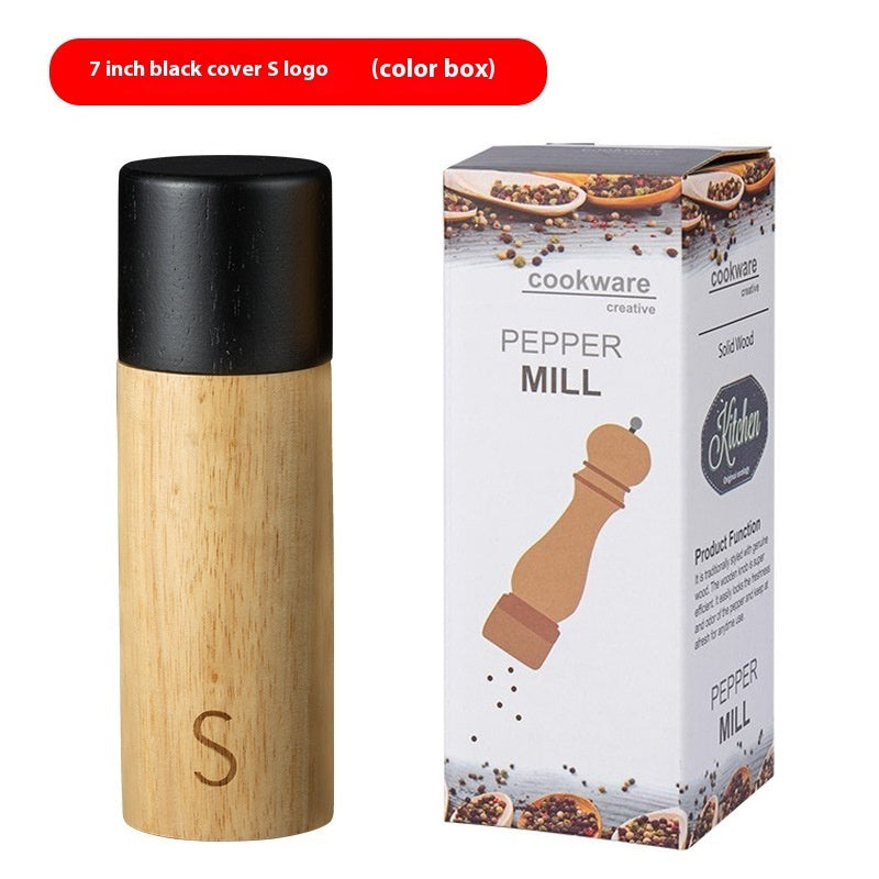 Retro Oak Pepper Grinder