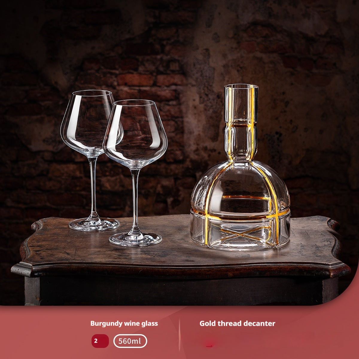 Wine Oxidation Decanter & Glasses