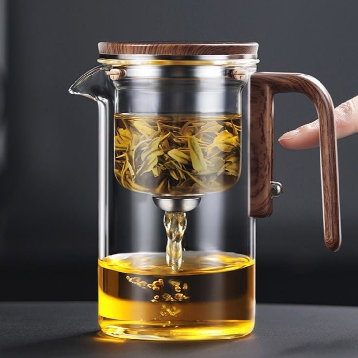 Elegant Glass Tea Fusion Teapot