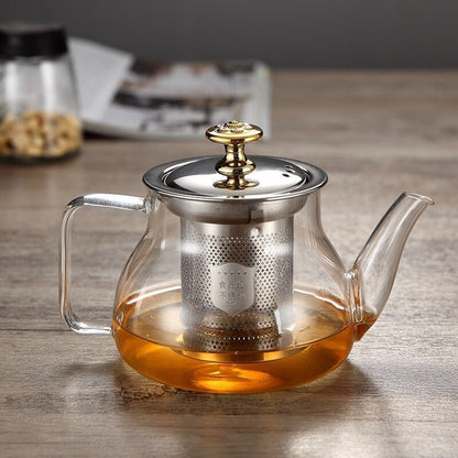 Stainless Steel Strainer Teapot Kettle