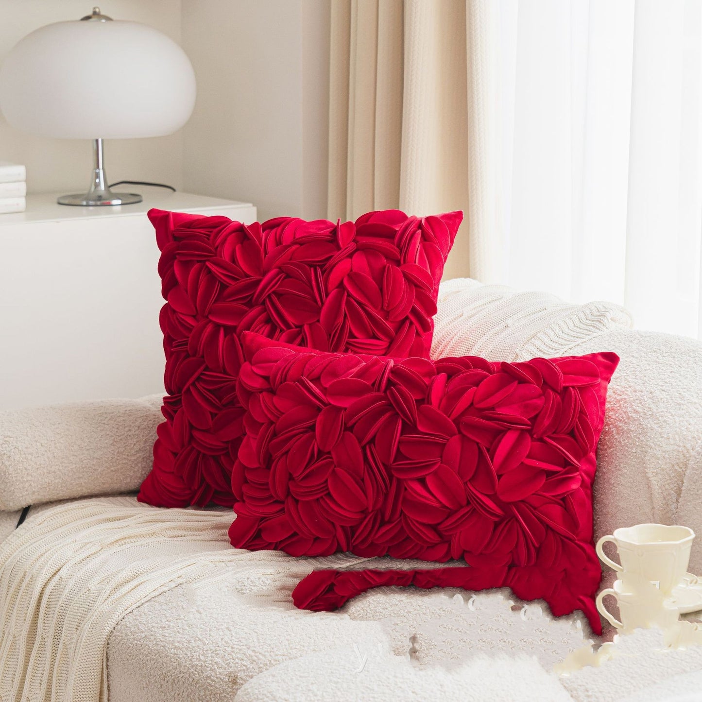 Decorative Petal Cushion Cover