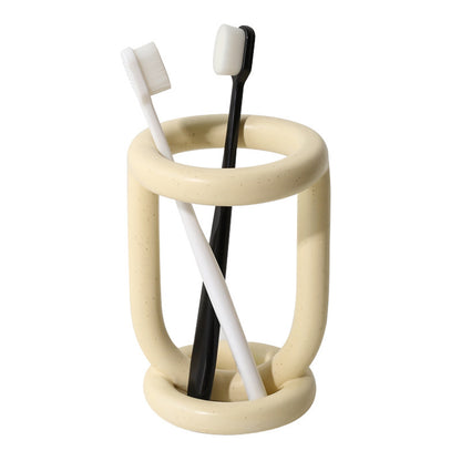 Abstract Ceramic Toothbrush Holder