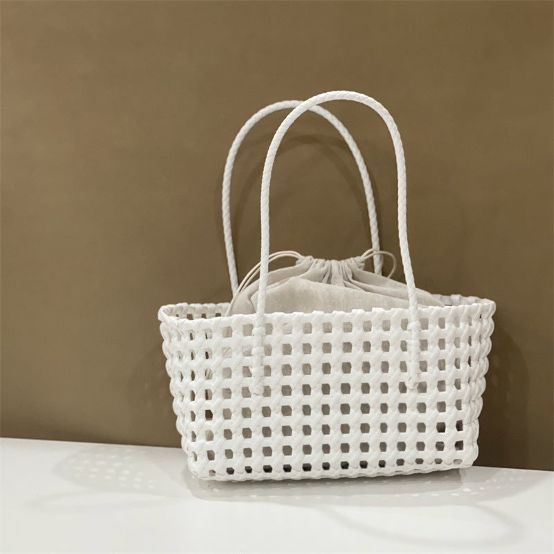 French Style Hollow Out Woven Bag