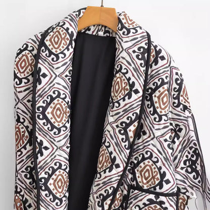 Floral Comfort Padded Jacket