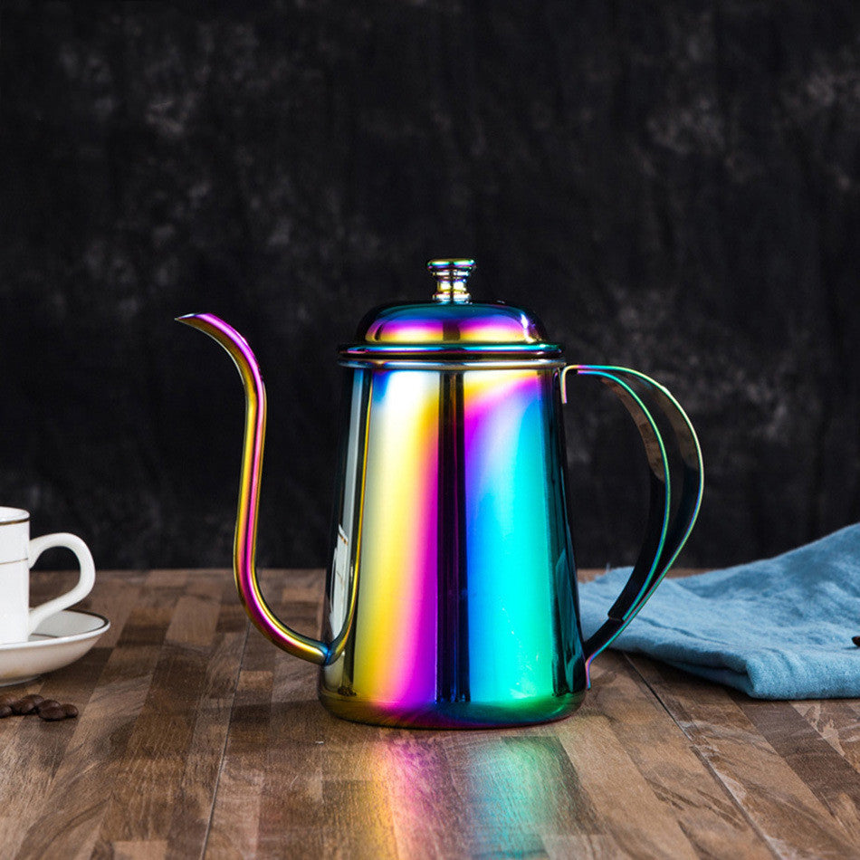 Stainless Steel Long Mouth Coffee Pot