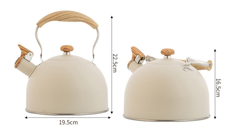 Beige Whistle Kettle