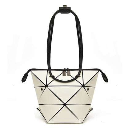 Geometric Diamond Laser Bag