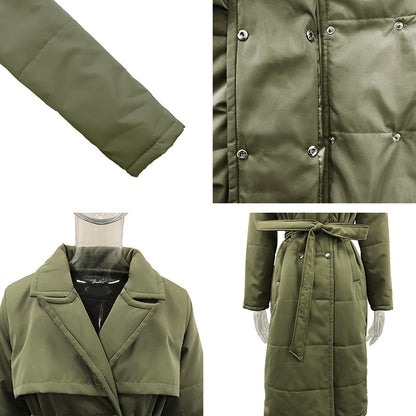 Long Down Breeze Parka Coat