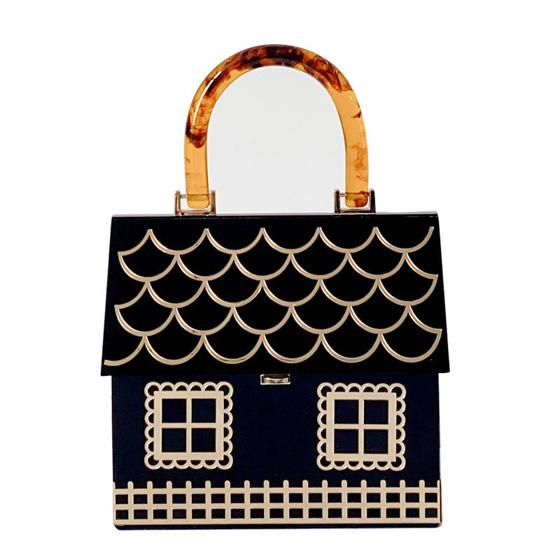 Unique Acrylic House Handbag