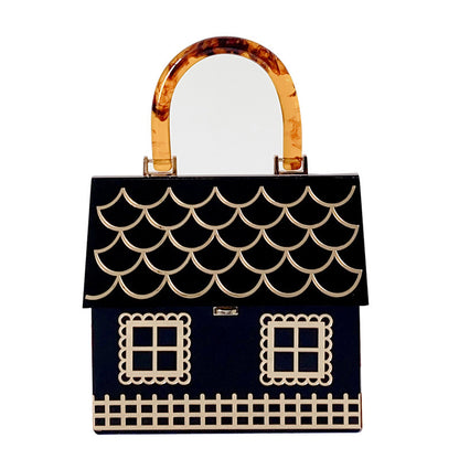 Unique Acrylic House Handbag