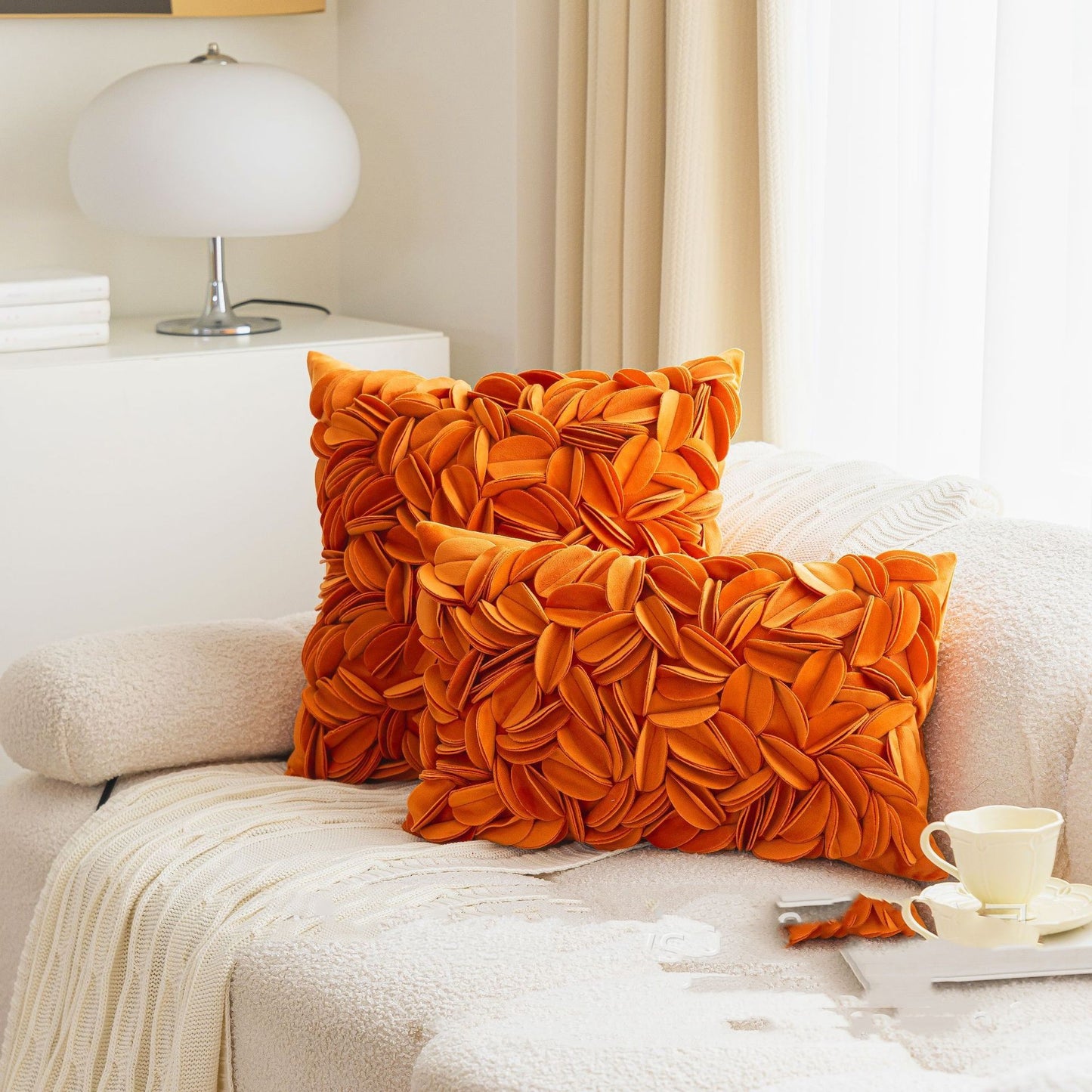 Decorative Petal Cushion Cover