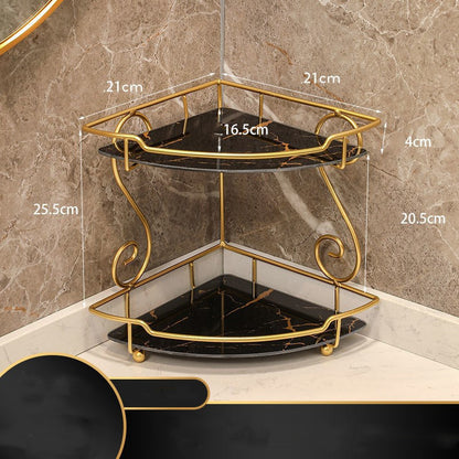 Luxury Triangle Bathroom Storage Shelf