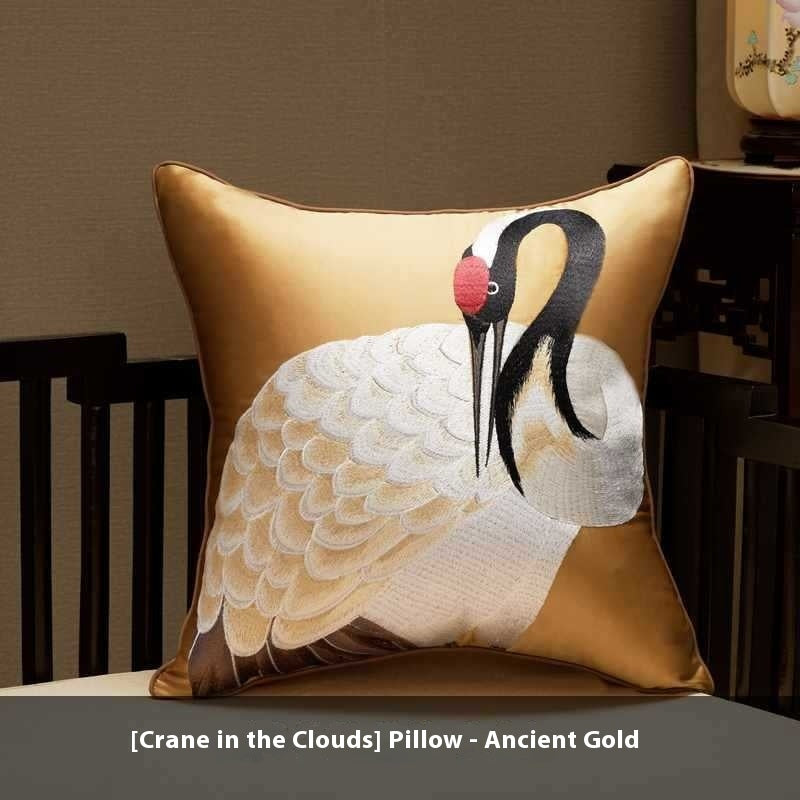 Plush Chinese Classic Embroidery Cushion