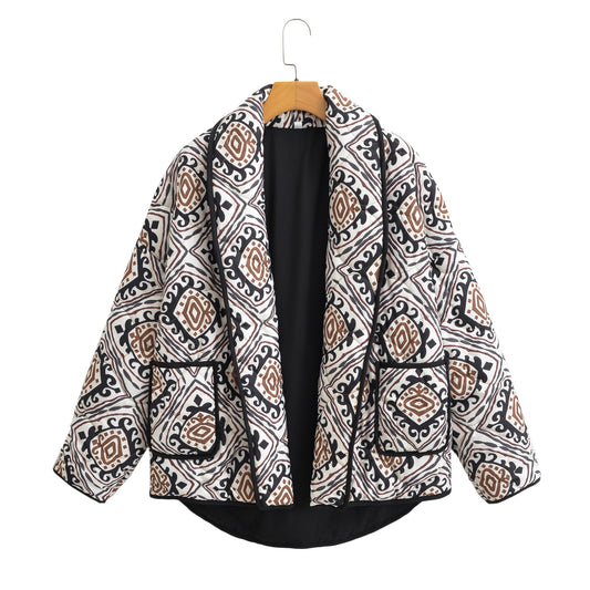 Floral Comfort Padded Jacket