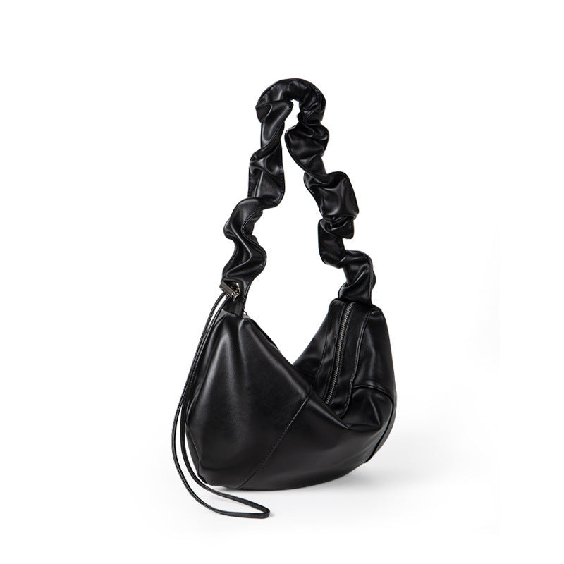 Drawstring Ruffle Bag