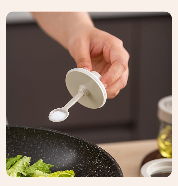 Glass Integrated Seasoning Jar