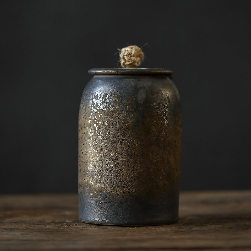 Retro Ceramic Stoneware Airtight Barrel