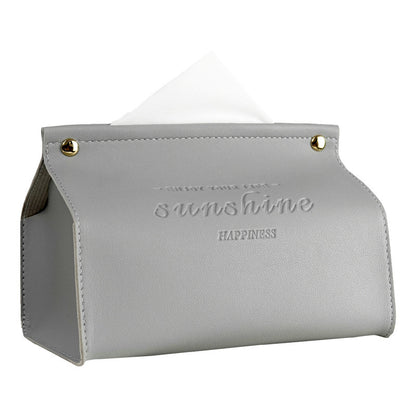 Leather Tissue Box Cover