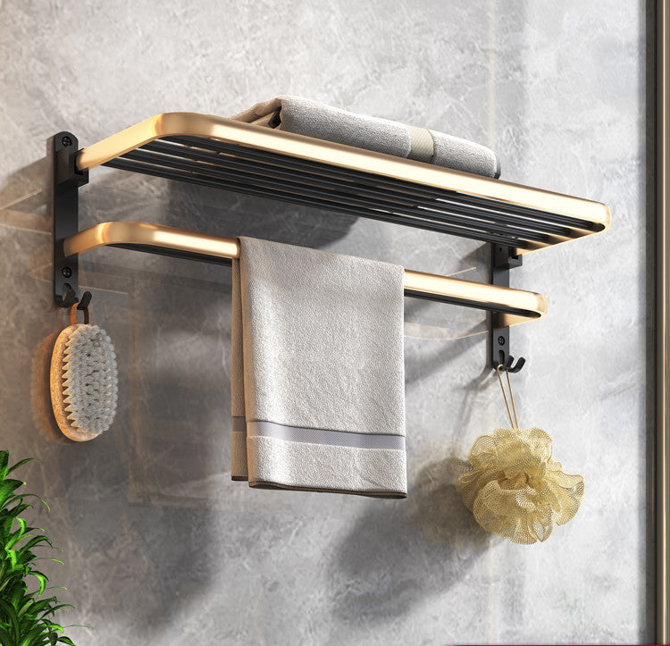 Aluminium Bathroom Wall Hanging Towel Rack