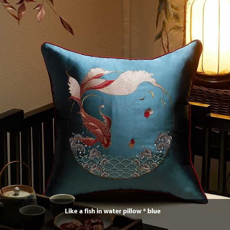 Plush Chinese Classic Embroidery Cushion