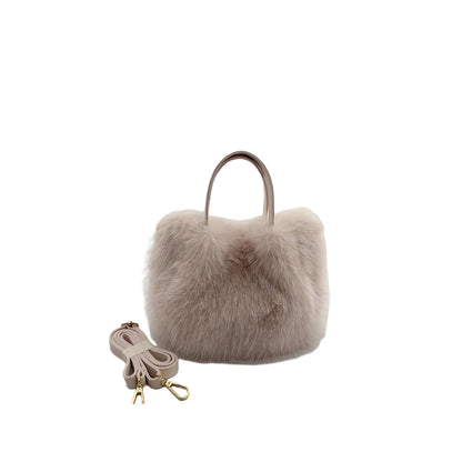 Charm Fur Tote Bag